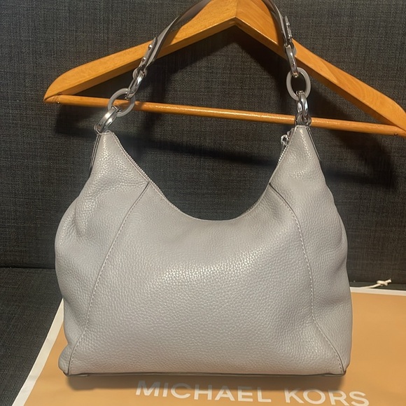 Michael Kors Gray Shoulder Bag - Picture 3 of 9